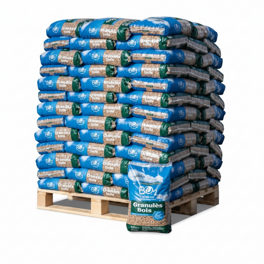 Granulés de bois EO2 sacs 15 kg