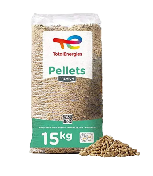 Granulés de bois TOTAL PELLETS PREMIUM sacs 15kg