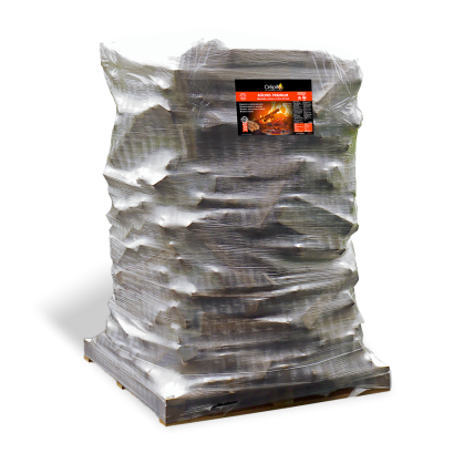 Bûches de bois Premium 40 cm - Crépito Palette 2000 dm3 1,85 stères